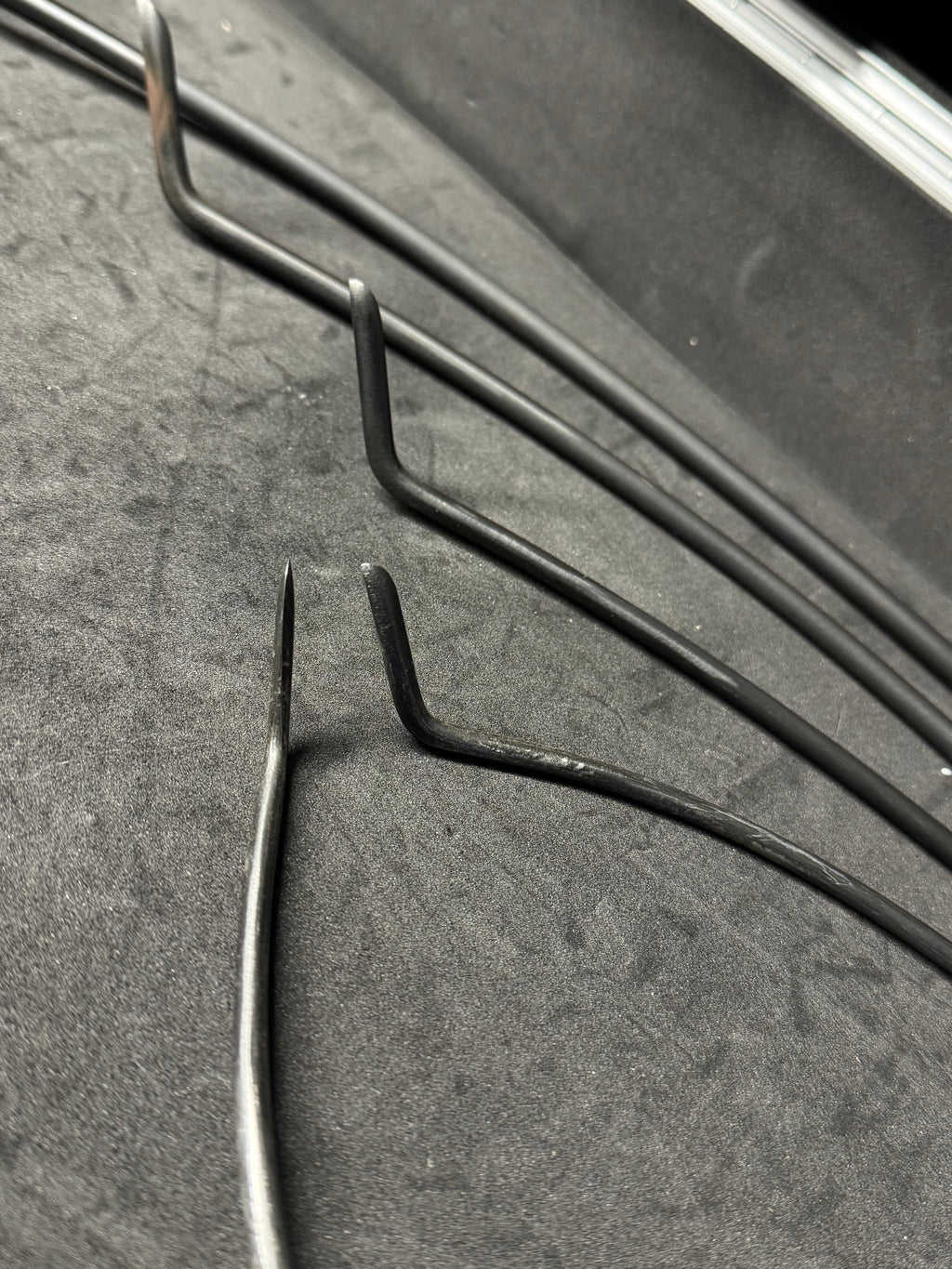 Kit 8 Leve PDR DX/SX Acciaio al Carbonio per Scatolato Cofani Alluminio – Punta