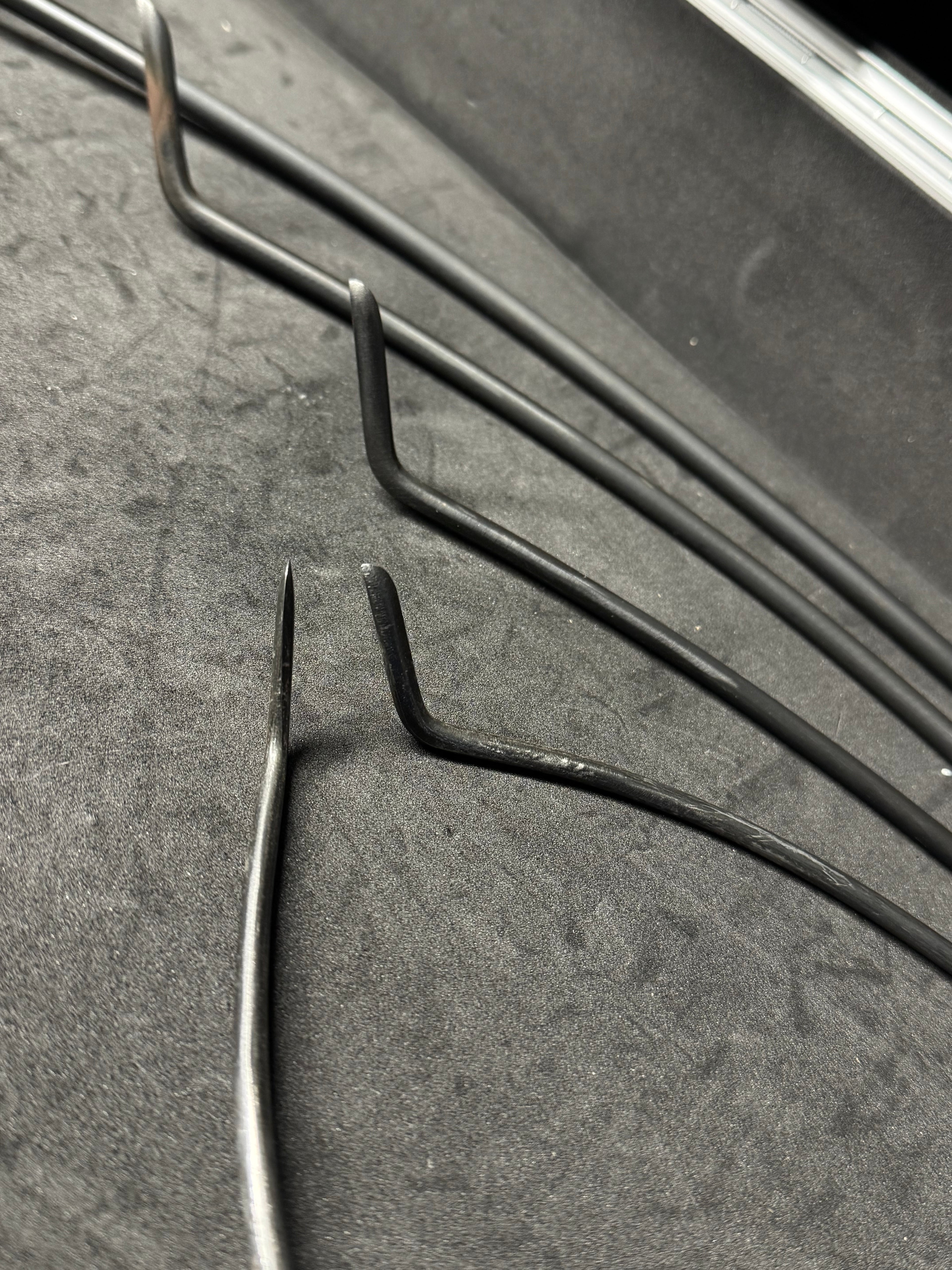 Kit 8 Leve PDR DX/SX Acciaio al Carbonio per Scatolato Cofani Alluminio – Punta