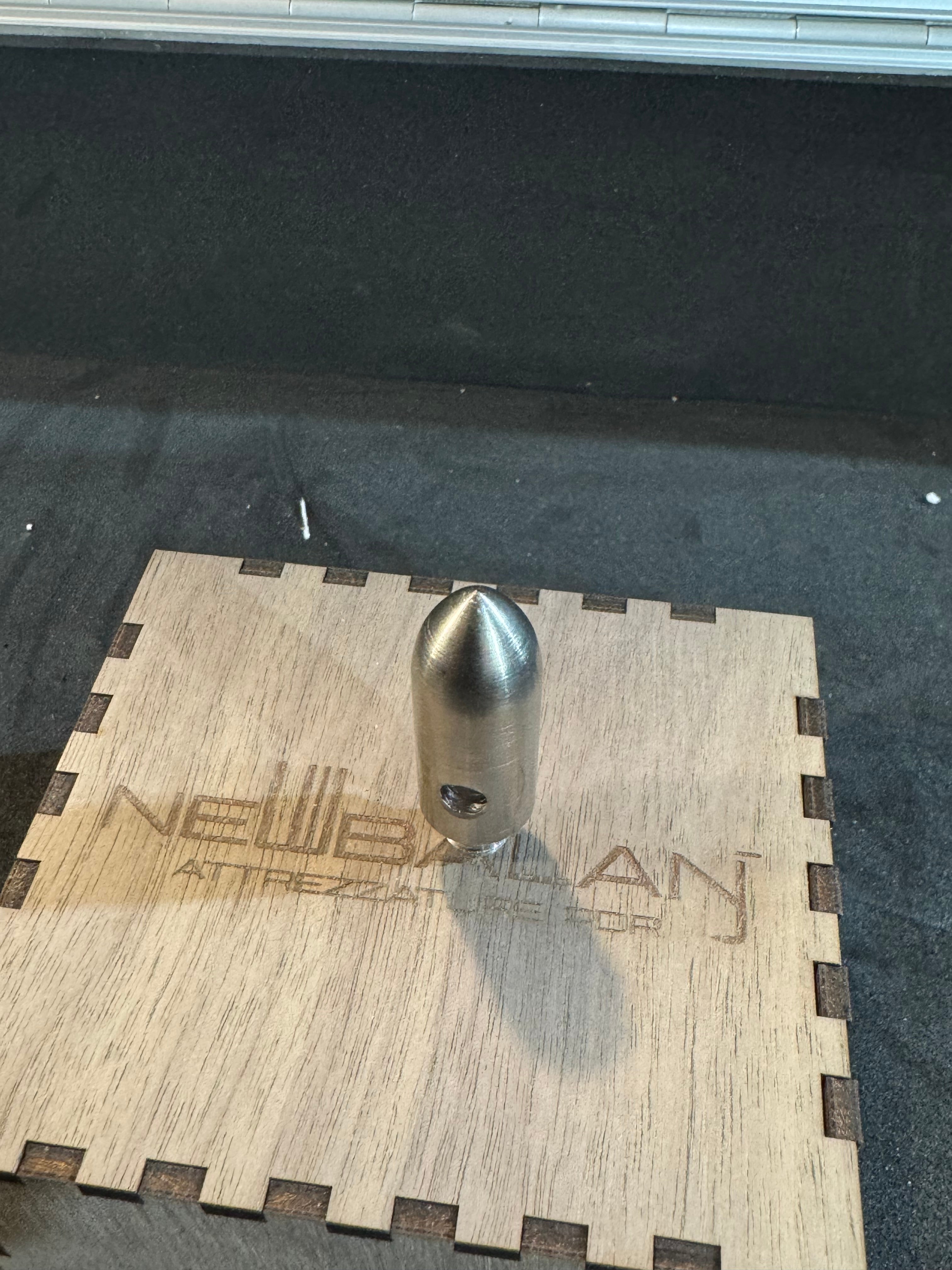 Punta pdr a proiettile  per asta da tetto 5/16 - 18 passo americano