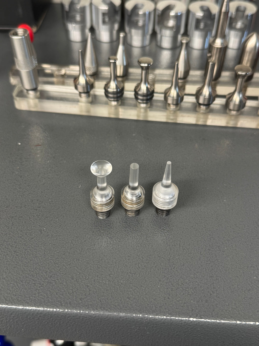 Kit 3 Punte in Plastica Dura per Martelli e Knockdown PDR - Passo Americano 5/16