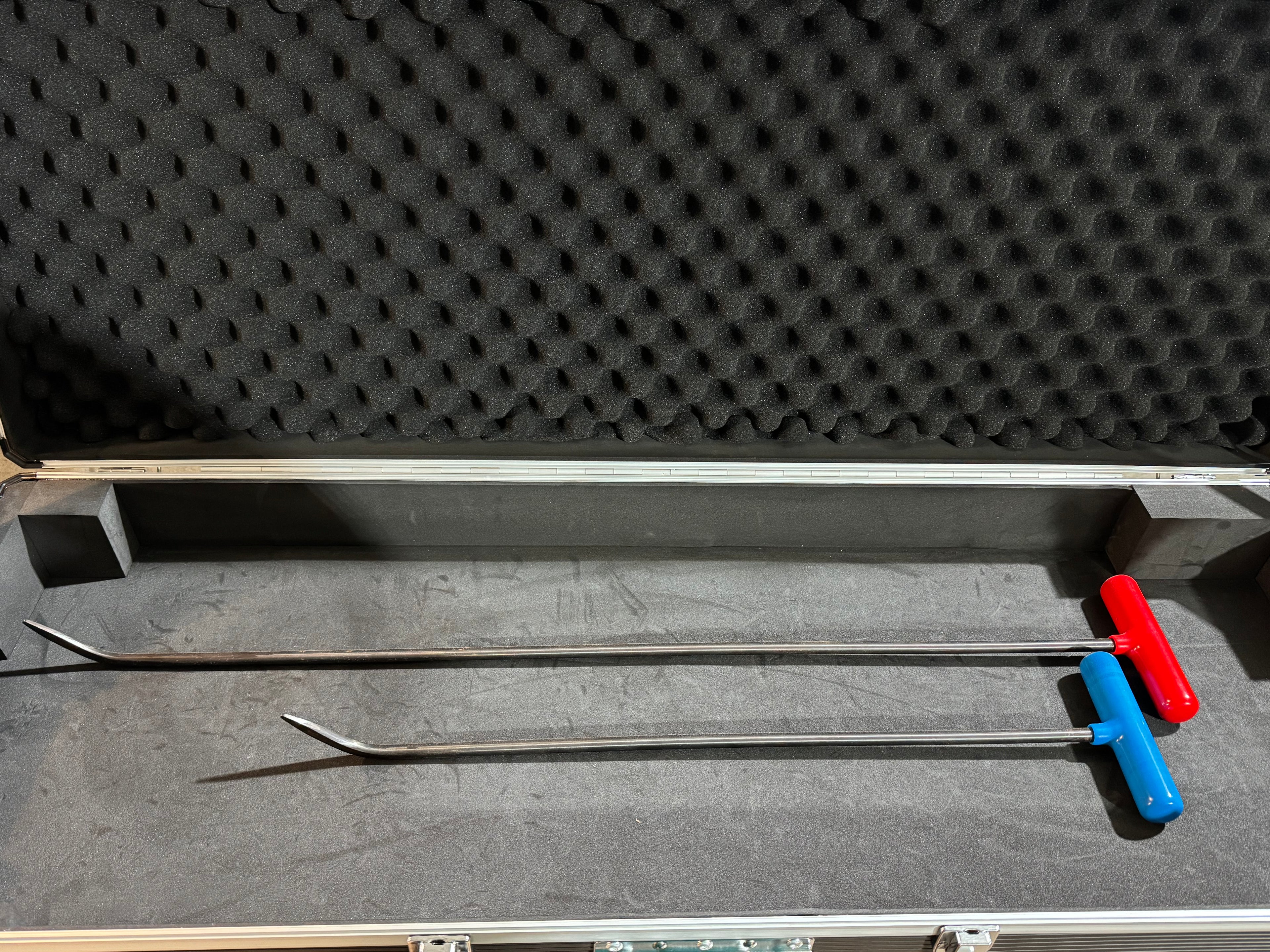 Kit 2 Leve PDR in Acciaio al Carbonio – 60 e 85 cm – Punta 6 cm – Ø 10 mm