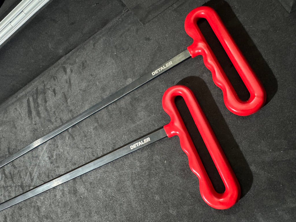 Kit Leve PDR Piatte 55 cm + 75 cm in acciaio al carbonio per scatolati e portiere