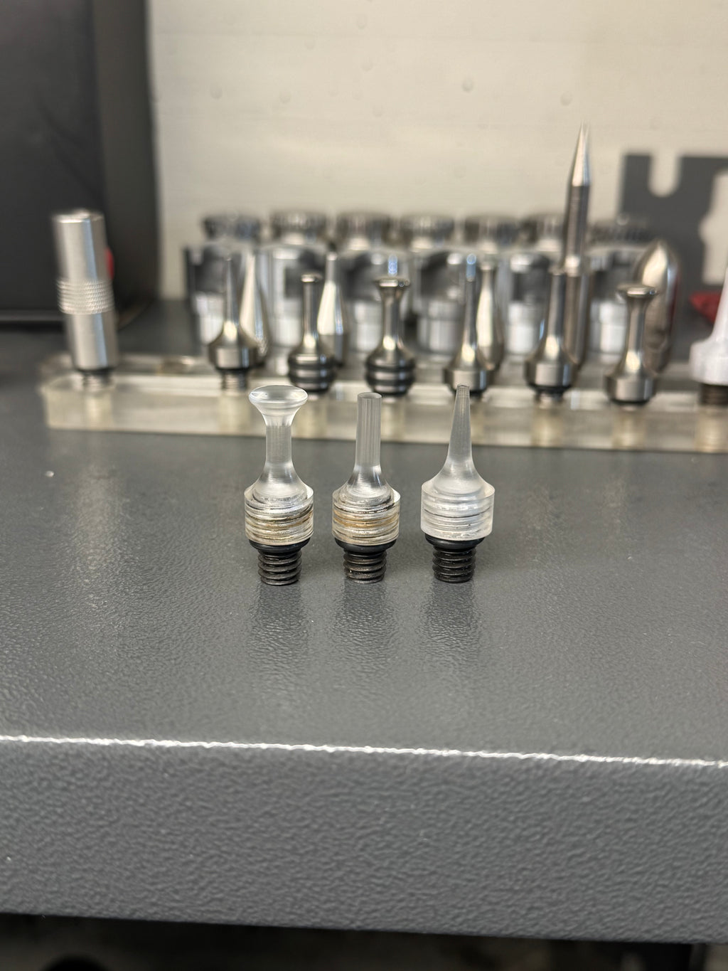 Kit 3 Punte in Plastica Dura per Martelli e Knockdown PDR - Passo Americano 5/16