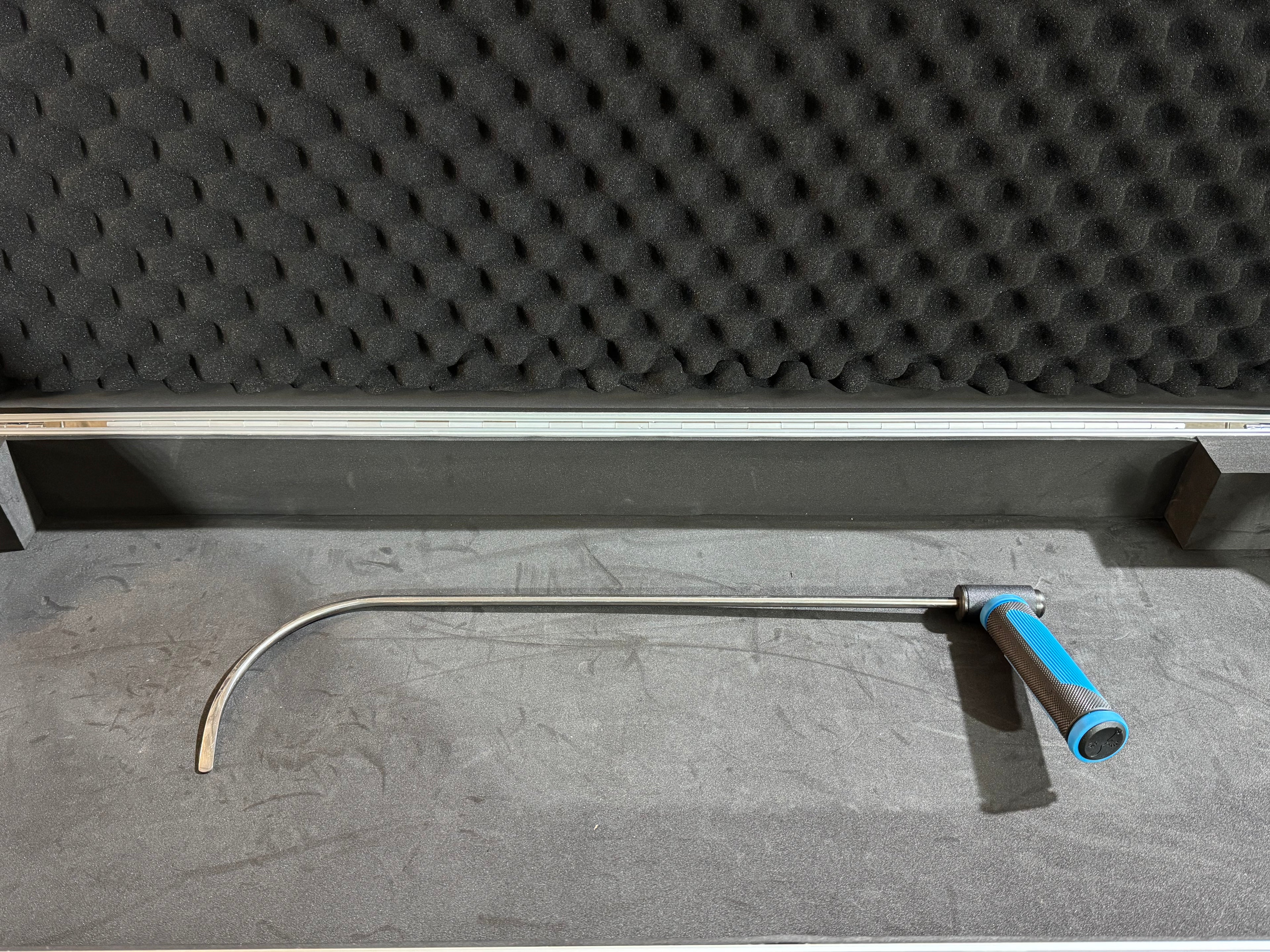 Leva PDR NewBalan in Acciaio Inossidabile 50 cm – Punta Curva 13 cm per Portiere con Manico 360°