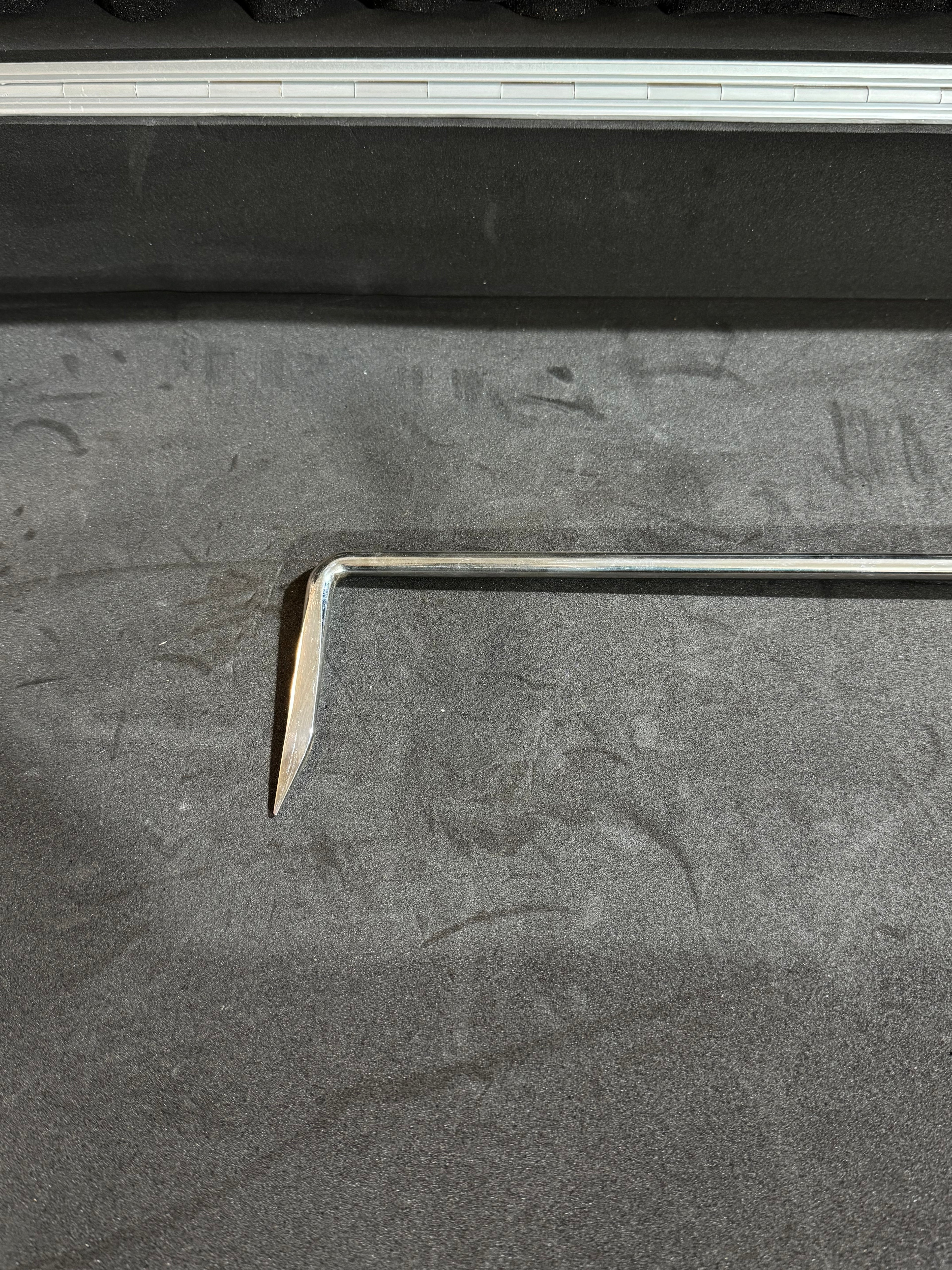 Leva PDR in Acciaio Inossidabile – 50 cm – Punta a 90° da 9 cm – Ø 9 mm – Manico Girevole 360°