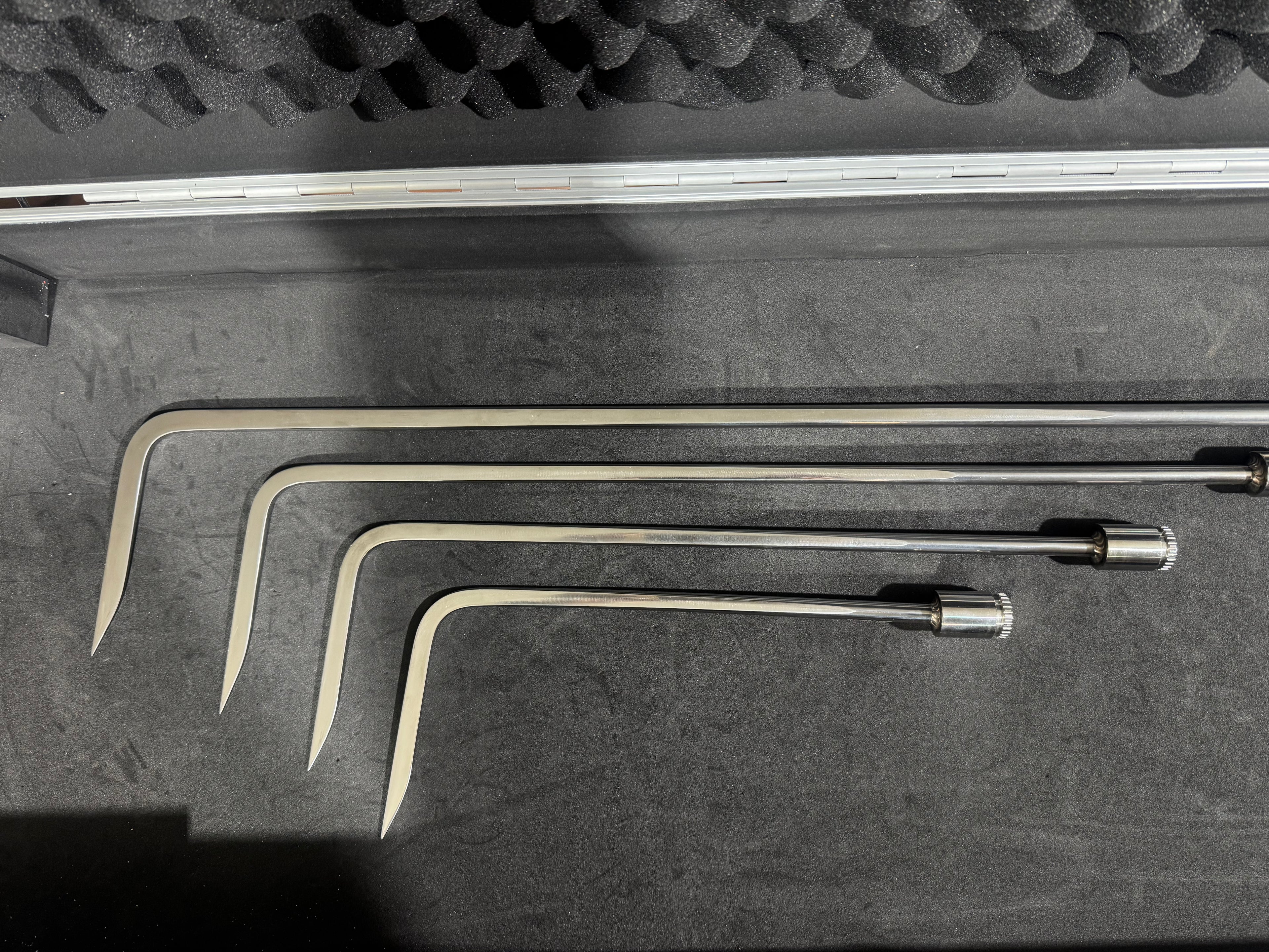 Kit 4 leve portiere appuntite 30/40/53/70 cm