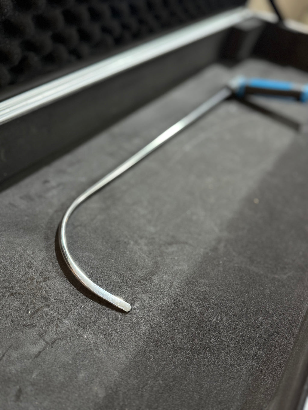 Leva PDR NewBalan in Acciaio Inossidabile 50 cm – Punta Curva 13 cm per Portiere con Manico 360°