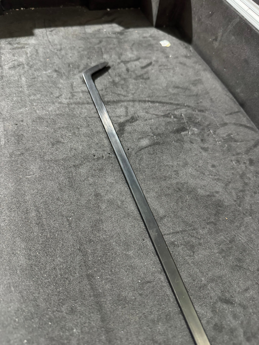 Leva PDR Piatta 75 cm in acciaio al carbonio per scatolati e portiere