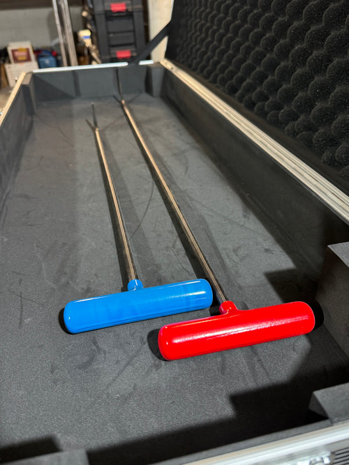 Kit 2 Leve PDR in Acciaio al Carbonio – 60 e 85 cm – Punta 6 cm – Ø 10 mm